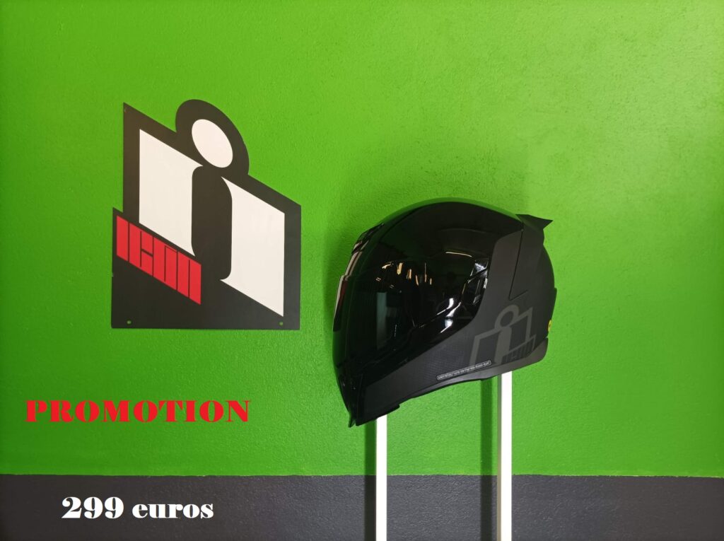 Déstockage dernier casque Icon Airflite Stealth taille M57-58