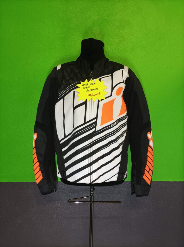 Déstockage veste icon Overlord SB 2 orange taille L