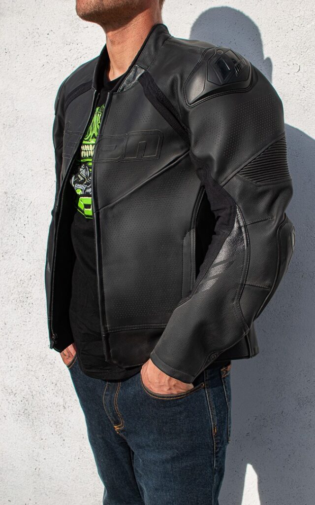 Déstockage veste Icon hypersport 2 Prime noire taille 56