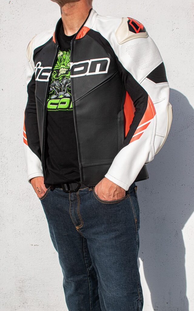 Déstockage veste Icon hypersport 2 Prime orange taille 52